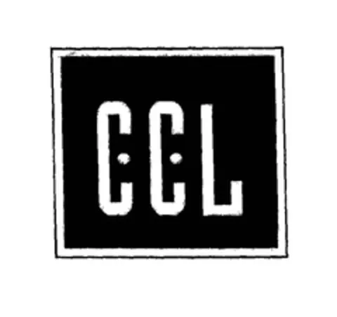 Marca CCL usada para Comptoir Commercial des Lubrificants