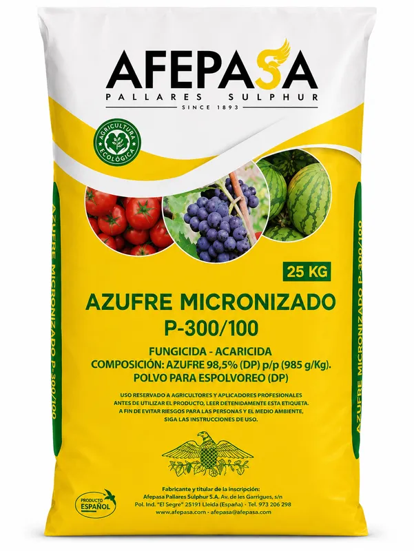 Imagen oficial de AZUFRE MICRONIZADO P-300/100